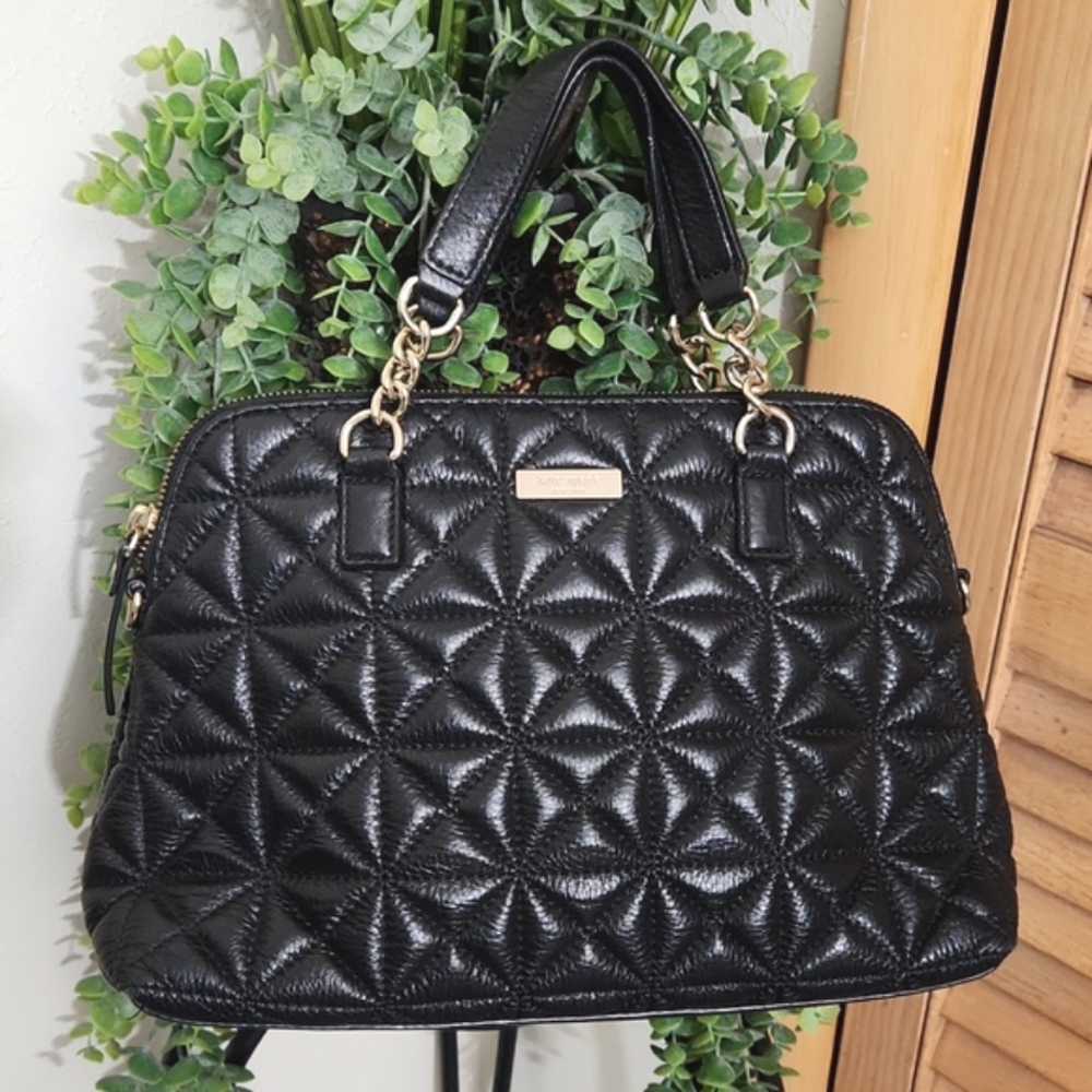 Kate Spade Black Quilted Bag